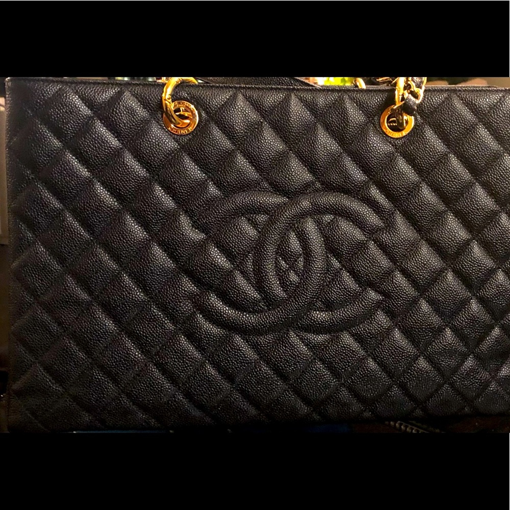 Chanel-XL GST Caviar Leather